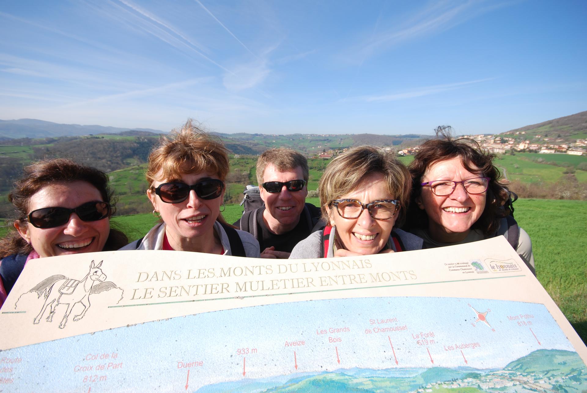 Le panorama de la bande joyeuse