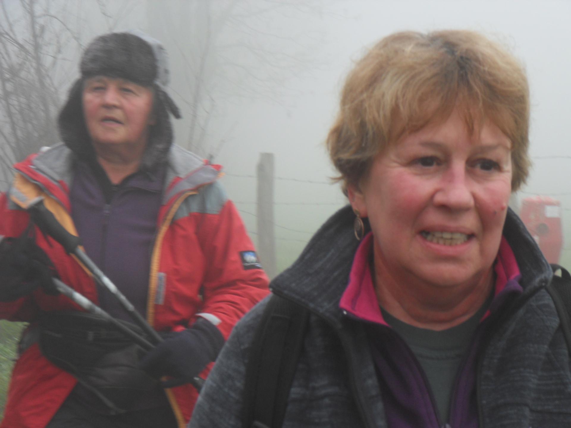 Même avec le brouillard,le sourire est là