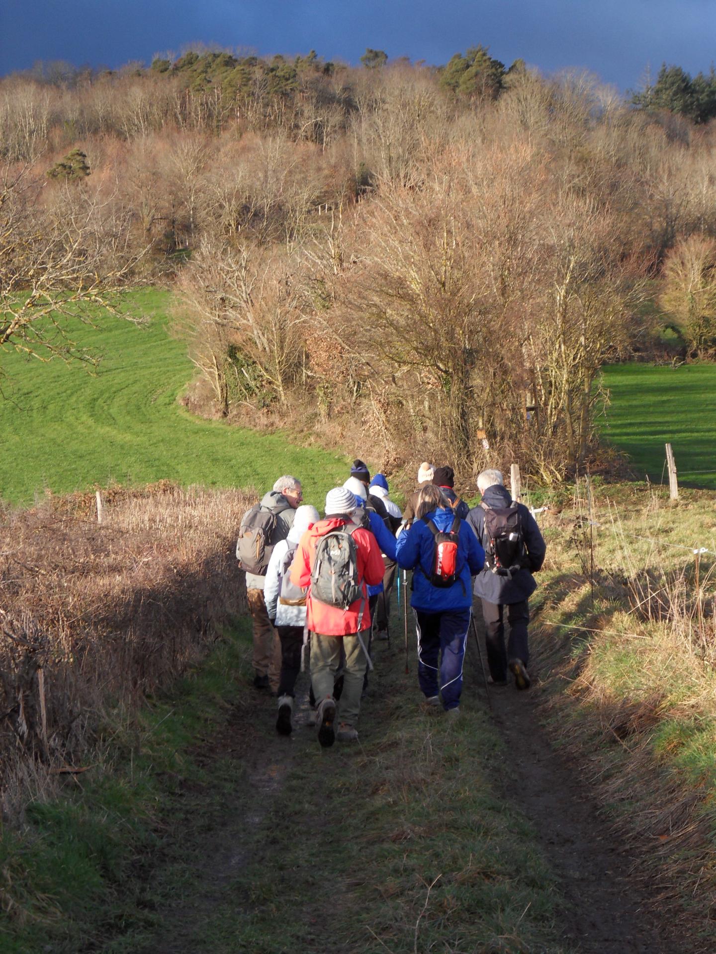 Bon départ en direction de la Brigadière.